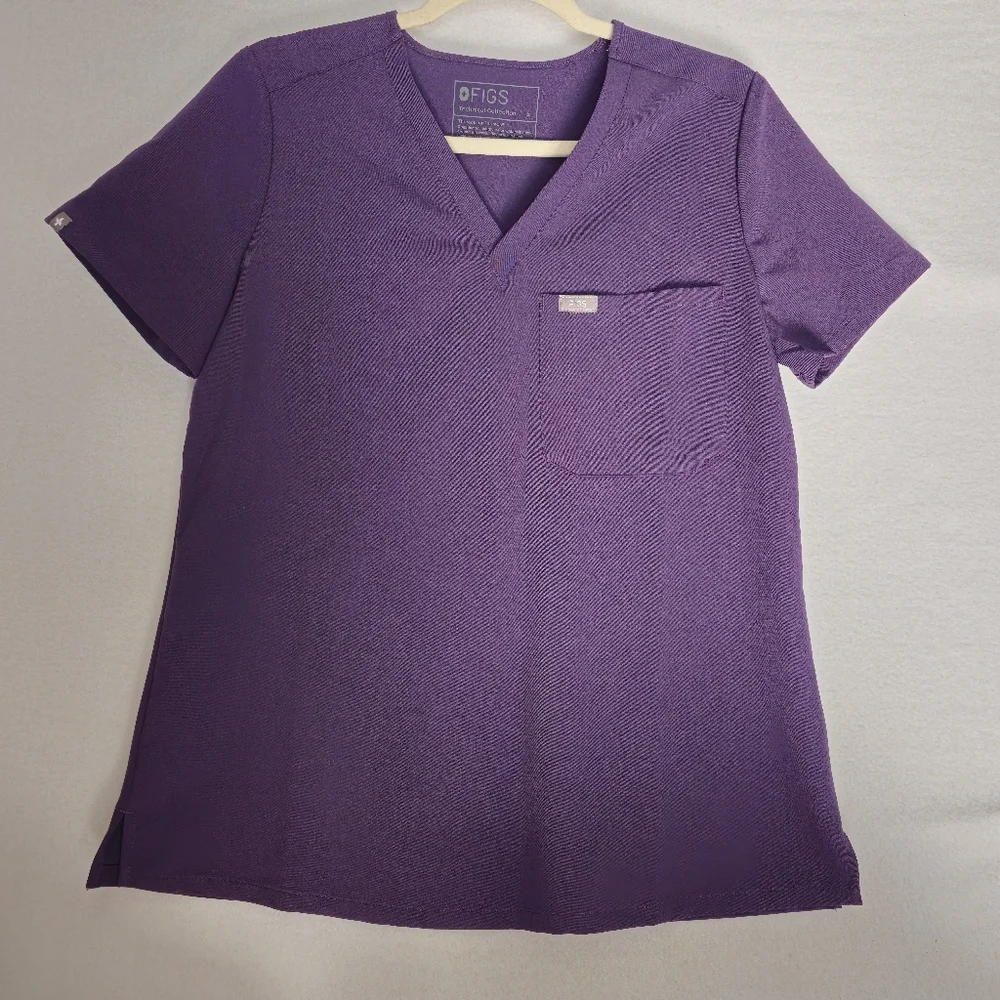 Figs NWT Catarina scrub top Ultraviolet/Dark purple size‎ S Petite